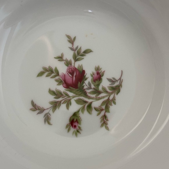 JOHANN HAVILAND Moss Rose (Bavarian Backstamp) 8" Round Vegetable Bowl VTG - Picture 2 of 11